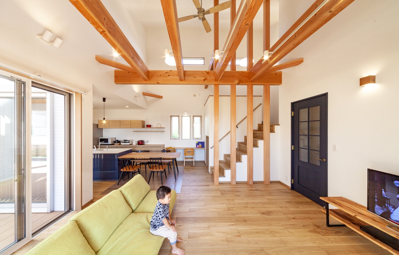 平屋なのにワンフロアじゃない!?空間を最大限に活用した暮らし