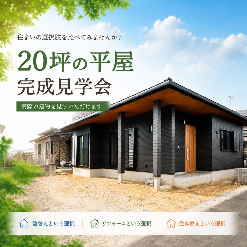 【8月限定】平屋完成見学会｜犬山市